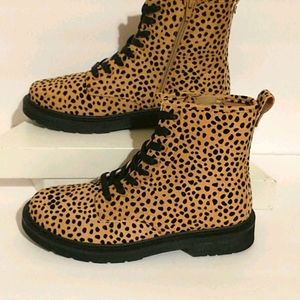 Cheetah print Boots